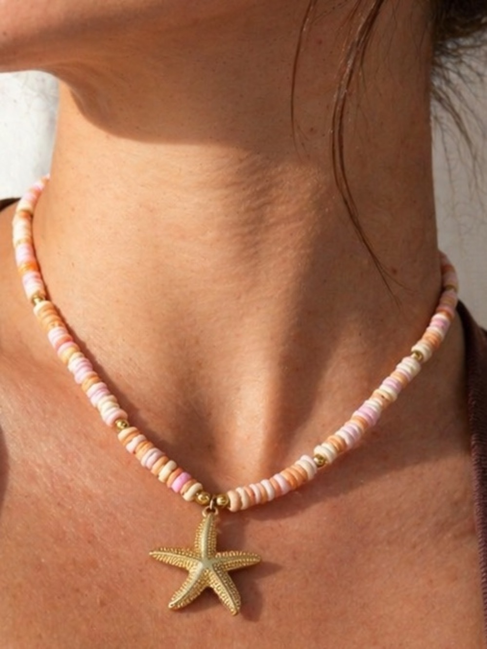 Seaside Charm Starfish Bead Necklace